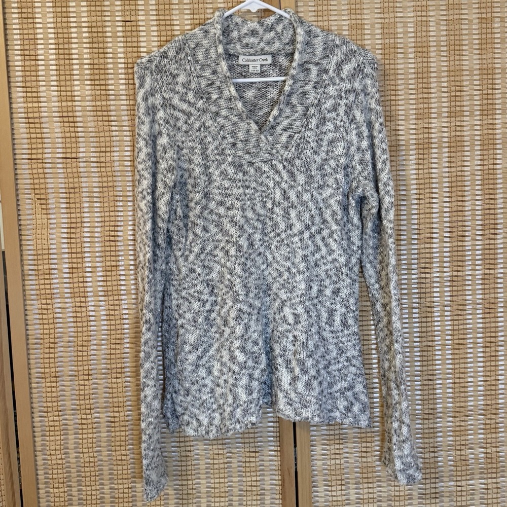 Coldwater Creek Womens L Sweater Multicolored Preppy Office‎ Career Outdoor